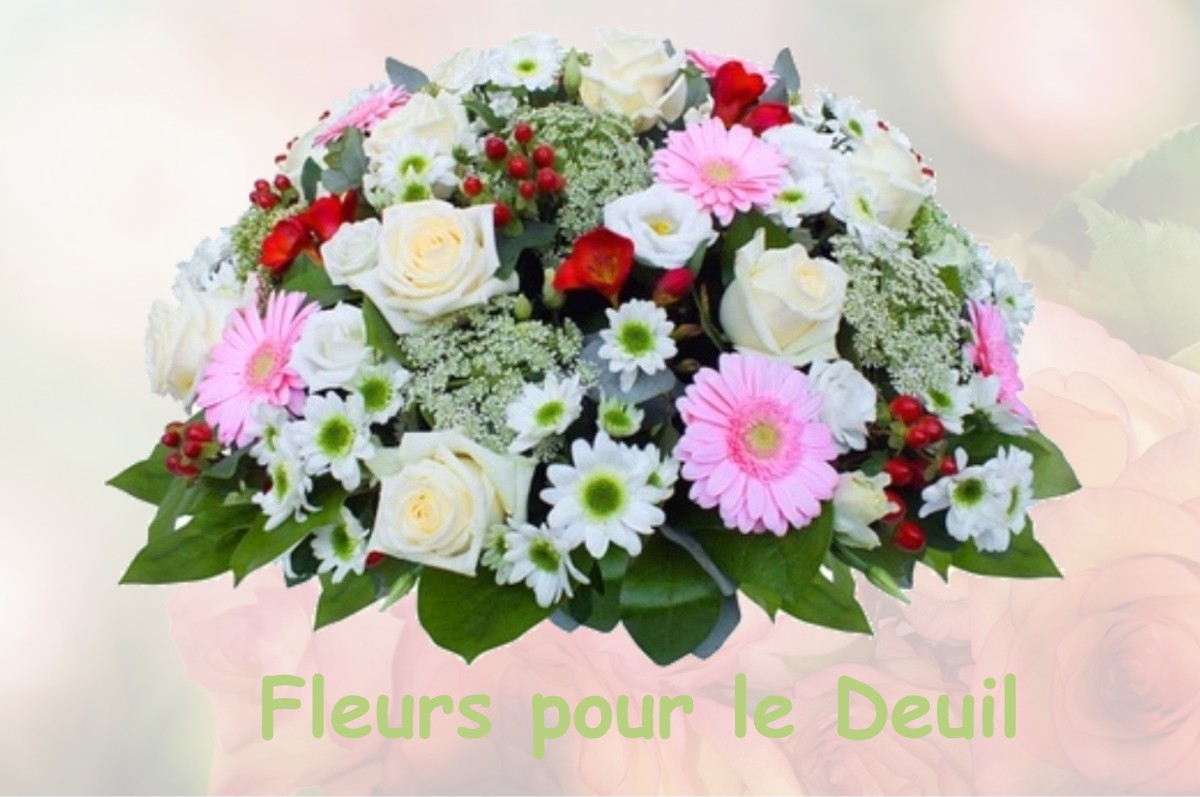 fleurs deuil MONTLIARD